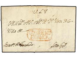COLOMBIA. 1816 (11 Enero). GUERRA DE LA INDEPENDENCIA DE COLOMBIA. SOCORRO A SAN GIL, Carta Completa Con Texto, Manuscri - Autres & Non Classés