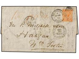 CUBA. 25 February 1874. ST. JAGO, Cuba, RMSP Jamaica Branch To St. Thomas, 17 March. Transferred From British To Danish  - Other & Unclassified