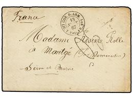 MAURICIO. 1867 (Sept. 18). Cover And Complete Contents Written From PORT LOUIS, MAURICE,  (ANCIENNE FORT DE FRANCE), Sen - Autres & Non Classés