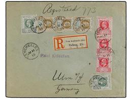 SEYCHELLES. 1913. SEYCHELLES To ALEMANIA. Registered Cover, Nice Franking, Arrival On Reverse. - Andere & Zonder Classificatie