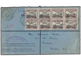 AFRICA DEL SUR: INGLESA. 1911. SOUTH WEST AFRICA To LONDON. Registered Official Cover Franked With Eight 2 D. Stamps Ovp - Andere & Zonder Classificatie