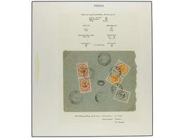 IRAN. 1911-21 Issue. Nineteen Registered Internal Covers, Diverse Frankings. (See Web). - Autres & Non Classés