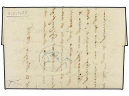 ITALIA ANTIGUOS ESTADOS: CERDEÑA. 1826 (3-V). Doble Hoja De Carta Fechada En TORINO Y Dirigida A COURGNE Con 'Cavallini' - Other & Unclassified