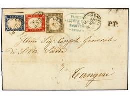 ITALIA ANTIGUOS ESTADOS: CERDEÑA. 1860 (Nov 23). Stampless Cover To The Sardinian Consul General In Tangier/Morocco Fran - Otros & Sin Clasificación