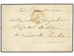 ITALIA. 1869 (Oct. 16). Stampless Cover And Complete Original Contents, Mailed Under Miliatry Concession To The Military - Autres & Non Classés