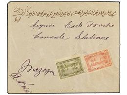 MARRUECOS: CORREO LOCAL. Yv.54, 55. 1898. MARRAKECH A MAZAGAN. Circulada Con Sellos Locales De 10 Cents. Rosa Y 25 Cts.  - Autres & Non Classés