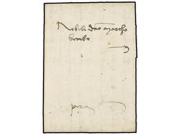 TURQUIA. 1481 (Apil 5). GALLIPOLI To PERA. Complete Letter. Fine And Early Cover. - Altri & Non Classificati