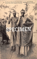 11 Est Africain Allemand : Musinga Roi Du Ruanda - Congo Belge - Postwaardestuk Occupation Belge - Ruanda Urundi