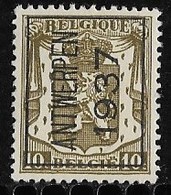 Antwerpen 1937  Typo Nr. 327A - Typos 1936-51 (Petit Sceau)