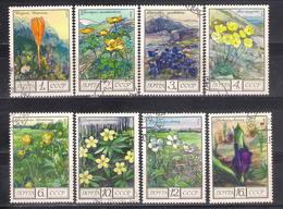 Lot 70 USSR 1975/6 Flowers 8 Different - Otros & Sin Clasificación