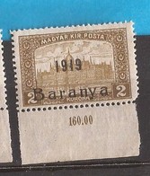 1919  18-34   BARANYA  UNGARN SERBIA JUGOSLAVIJA OVERPRINT  INTERESSANT  - NEVER HINGED - Baranya