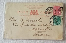 Cartolina Postale Illustrata Sydney-Marsiglia - 23Jan1905 - Storia Postale
