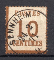 !!! ALSACE-LORRAINE : N°5 OBLITERATION DE SENNHEIM SUPERBE - Used Stamps