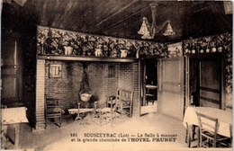 46 SOUSCEYRAC - La Salle à Manger Et La Grande Cheminée De L'HOTEL PRUNET - Sousceyrac