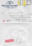 TIMBRES - STAMPS- LETTRE RECOMMANDÉ - MARCOPHILIE - PORTUGAL - CACHET 28-10-1991- ZARCO - FUNCHAL (MADEIRA) - Cartas & Documentos