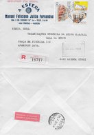 TIMBRES - STAMPS- LETTRE RECOMMANDÉ - MARCOPHILIE - PORTUGAL - CACHET 23-07-1991- ZARCO - FUNCHAL (MADEIRA) - Lettres & Documents