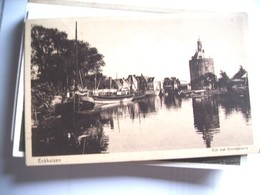 Nederland Holland Pays Bas Enkhuizen Met Boot, Dijk En Dromedaris - Enkhuizen