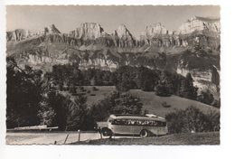 POSTAUTO Fahrt In Die FLUMSERBERGE Stempel Kurhaus Tschudiwiese - Flums