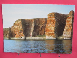 Visuel Très Peu Courant - Allemagne - Die Westküste Links Der Lummenfelsen - Recto Verso - Helgoland