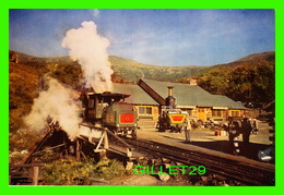 MT. WASHINGTON, NH - MT. WASHINGTON COG RAILWAY LEAVING MARSHFIELD BASE STATION -  PUB. BY BROMLEY & CO INC - - White Mountains