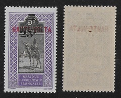 HAUTE VOLTA 1924 YT 34** - MNH - VARIETES - Unused Stamps