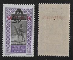 HAUTE VOLTA 1924 YT 34** - MNH - VARIETES - Neufs