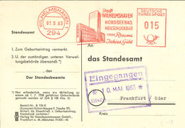 AFS Nordseebad Heil-Schlickbad - Rheuma Ischias Gicht Wilhelmshaven 294 1963 - Bäderwesen