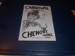 CPSM  COTE D OR   CHENOVE  FLYERS POUR LE CARNAVAL DE 2004 - Chenove