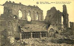 CPA - Belgique - Ieper - Ypres - Ruines De L'Abbaye St Martin - Ieper