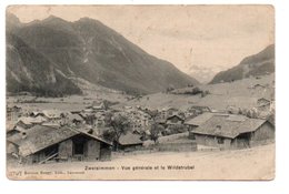 ZWEISIMMEN. VUE GENERALE ET LA WILDSTRUBEL. - Trub