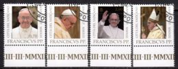 Vatican 2013 Mi# 1766-1769 Used - Pontificate Of Pope Francis - Usati