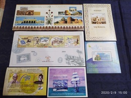 India 2004 Year Pack Of 6 M/s On Taj Mahal Trigonometry Peace Keeping India Post Tarangini MNH - Années Complètes