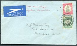 1935 South Africa, Cape Town - Beaufort West, SAA First Flight, Airmail Cover - Aéreo