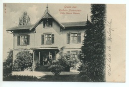 RORBAS-FREIENSTEIN Villa Oberst Blumer Gel. 1910 N. Attikon - Freienstein-Teufen