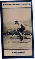 ► Georges Cassignard "dit Drangissac"  Cycliste Champion De France Né à Bordeaux  -  Collection Photo Felix POTIN 1908 - Félix Potin