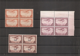 Congo Belge ( Lot De 3 Blocs De 4 XXX -MNH - De PA ) - Ongebruikt