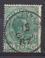 REGNO D'ITALIA 1884-86 PACCHI POSTALI EFFIGE DI RE UMBERTO I SASS. 4 USATO VF - Paketmarken