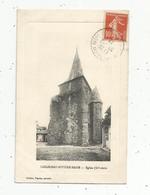 Cp , 24 , CASTELNAU-RIVIERE-BASSE ,église ,voyagée 1912 - Autres & Non Classés