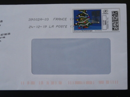 Sapin De Noel Timbre En Ligne Montimbrenligne Sur Lettre (e-stamp On Cover) TPP 4936 - Sellos Imprimibles (Montimbrenligne)