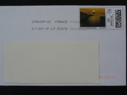 Coucher De Soleil Timbre En Ligne Montimbrenligne Sur Lettre (e-stamp On Cover) TPP 4946 - Timbres à Imprimer (Montimbrenligne)