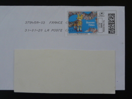 Bonnes Fêtes 2020 Timbre En Ligne Montimbrenligne Sur Lettre (e-stamp On Cover) TPP 4977 - Druckbare Briefmarken (Montimbrenligne)