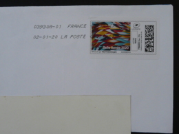 Belle Année 2020 Timbre En Ligne Montimbrenligne Sur Lettre (e-stamp On Cover) TPP 5015 - Francobolli Stampabili (Montimbrenligne)