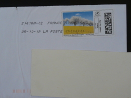 Arbres En Fleurs Timbre En Ligne Montimbrenligne Sur Lettre (e-stamp On Cover) TPP 5092 - Sellos Imprimibles (Montimbrenligne)