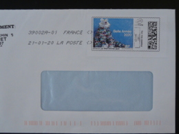 Belle Année 2020 Timbre En Ligne Montimbrenligne Sur Lettre (e-stamp On Cover) TPP 5101 - Printable Stamps (Montimbrenligne)