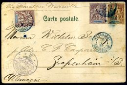 Madagascar, French POs In Madagascard & Depencencies 1889-96) - Cartas & Documentos