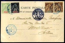 Madagascar, French POs In Madagascard & Depencencies 1889-96) - Lettres & Documents