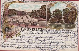 Zeer Oude Kaart Tres Vieille Carte CPA 1897 19de Eeuw  19ieme Siecle Stempel Cachet Bruxelles Brussel - Maaseik