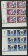 MONACO N° 807 + 808 Blocs De 4 Neufs ** (MNH) Coins Datés Du 15/1/69 Et Du 9/5/69. TB - Unused Stamps