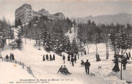 Grand Hôtel De Caux En Hiver - Animée - Lugeurs - Sonstige & Ohne Zuordnung