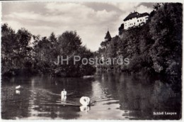 Schloss Laupen - Castle - Birds - Swan - 03260 - Switzerland - Old Postcard - 1965 - Used - Laupen